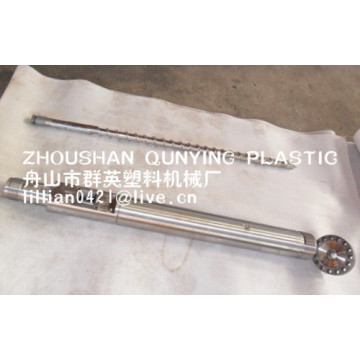 Bimetallic Injection Screw Barrel Of Pp Pe For Plastic Recycling Machine 